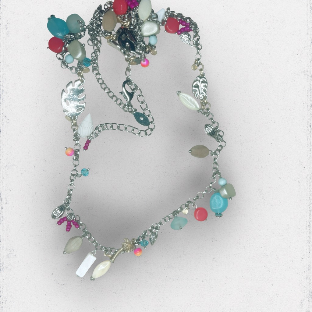 4948. Chico’s Palm Colorful Beaded Necklace